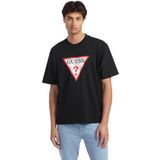 Guess Oversize Fit T-Shirt, L, M4YI45K8FQ4B, Siyah, Erkek