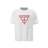Guess Oversize Fit T-Shirt, M, M4YI45K8FQ4B, Beyaz, Erkek