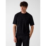 Guess Ovidio Bisiklet Yaka Kısa Kollu Erkek Siyah T-Shirt Z6GI07K2852-PMKW
