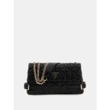 Guess Paisleigh Dönüştürülebilir Çapraz Askılı Kapaklı Kadın Siyah Omuz Çantası HWQG9883210-BLA