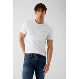 Guess Pamuk Karışımlı T-Shirt M6YI24K3728 - Beyaz