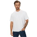 Guess Pamuk T-Shirt, L, M4YI44K8FQ4, Beyaz, Erkek