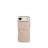 Guess Peony Serisi iPhone 17 Air Baskılı Logolu Magsafe Uyumlu Pembe Telefon Kılıfı