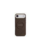 Guess Peony Serisi iPhone 17 Air Baskılı Logolu Magsafe Uyumlu Telefon Kılıfı