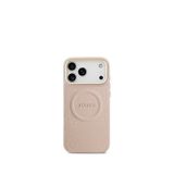 Guess Peony Serisi Iphone 17 Pro Max Baskılı Logolu Magsafe Uyumlu Telefon Kılıfı - Pembe