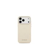 Guess Peony Serisi Iphone 17 Pro Max Sıcak Baskılı Logolu Bej Magsafe Uyumlu Telefon Kılıfı