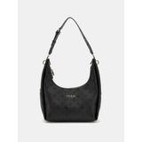 Guess Phoebe 4g ve Peony Logolu Hobo Kadın Omuz Çantası HWPD9665020 - Siyah