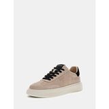 Guess Plaza Erkek Deri Sneaker - Bej