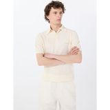 Guess Polo Yaka Standart Desenli Beyaz Erkek Kazak M4GR07Z3DN1G047 CREE WASHED SSPOLO