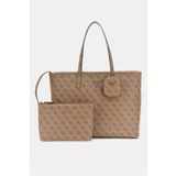 Guess Power Play Large Tech Tote Kadın Kahverengi Omuz Çantası Hwsl9006240-ltl