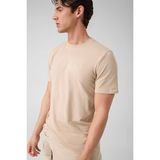 Guess Prat Erkek Aktif Regular Fit T-Shirt - Bej - M