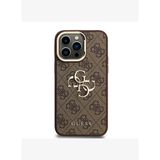 Guess PU Deri 4G Metal Logo Standlı iPhone 14 Pro Max Kılıf