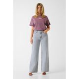 Guess Regen Relaxed Fit Geniş Paça Kadın Jean Pantolon, Gri, 30-34 Beden