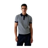 Guess Regular Fit Armürlü Polo T-Shirt, L, 5003336348, Lacivert, Erkek