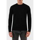 Guess Regular Fit Bisiklet Yaka Örme Desenli Kazak M5BR41Z2ZK2 Erkek Kazak M5BR41 Z2ZK2 Jblk - Siyah - 2XL