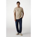 Guess Regular Fit Erkek Tişört M5YI44KBW41 Bej