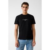 Guess Regular Fit Kesimli T-Shirt - Siyah - XL