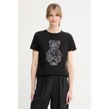 Guess Romy Regular Fit Kadın Siyah T-Shirt V6gı12k3325-Jblk