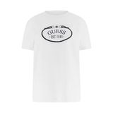 Guess Rosalba Kadın Aktif Regular Fit T-Shirt V6RI04K8FQ4, Beyaz, S