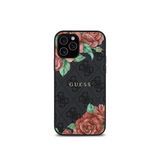 Guess Rose Desenli iPhone 12 /12 Pro Magsafe Uyumlu Kılıf