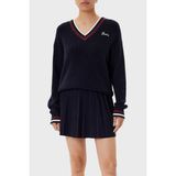 Guess Sabina Pileli Yün Karışımlı Kışlık Mini Boy Triko Etek V5BD02Z1152 Bayan Etek V5BD02 Z1152 A74A - Lacivert
