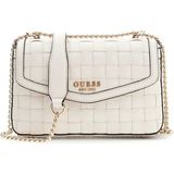Guess Sandy Dönüştürülebilir Çapraz Askılı Kapaklı Kadın Beyaz El Çantası HWWG8418210-OFF
