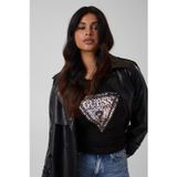 Guess Savanna Slim Fit Kadın T-Shirt W6BI26K6047