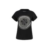 Guess Shaded Slim Fit T-Shirt, S, W5YI14I3Z14, Siyah, Kadın