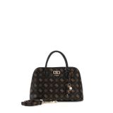 Guess Siyah Baskılı Emelie Logo Satchel Çanta