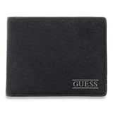 Guess Siyah Boston Cüzdan, Medium, GUE-SMBOLJ_LEA20, dark black, erkek