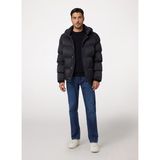 Guess Siyah Erkek Mont M4BL21WGJ42JBLK STRETCH PUFFA JACKE