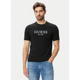Guess Siyah Erkek T-Shirt M4YI38J1314-JBLK Iridescent T-Shirt - XL