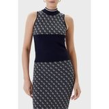 Guess Sl Rn Lise 4g Logolu Slim Fit Yarım Balıkçı Yaka Triko Kazak W3YR26Z37K0 Bayan Kazak W3YR26 Z37K0 Fbcf - Lacivert