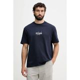 Guess Smal Erkek Oversize Fit T-Shirt - Lacivert - XL