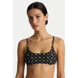Guess Soleil Bralet Bikini Üstü, L, E6GJ09MC04R, Siyah, Kadın