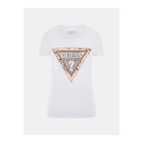 Guess Ss Cn Cheeta Kadın Slim Fit T-Shirt