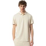 Guess SS GUESS QUATTRO G TAPE POLO Erkek Bej T-shirt M4YP40KARS0-G1V7 - XL