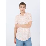 Guess Standart Yeşil Desenli Erkek Gömlek M5GH75WD4Z2P34M Ss Eco Rayon Oıl - XL