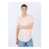 Guess Standart Yeşil Desenli Erkek Gömlek M5GH75WD4Z2P34M SS ECO RAYON OIL