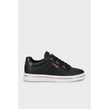Guess Stew 4g Logo Detaylı Sneaker Ayakkabı FLPSTWELE12 Bayan Ayakkabı Flpstw ELE12 Black - 2J9-Siyah