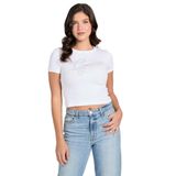 Guess Studs Slim Fit T-Shirt, XL, W6RI22KA0H1, Beyaz, Kadın