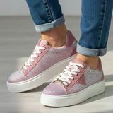 Guess Taşlı Pembe Kadın Spor Ayakkabı