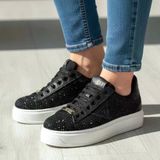 Guess Taşlı Siyah Kadın Spor Ayakkabı