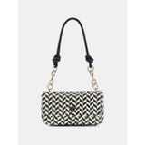 Guess Tessi Kapaklı Kadın Siyah Omuz Çantası HWWG7691190-BML