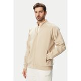 Guess Thor Erkek Aktif Scuba Sweatshirt - Bej - XL