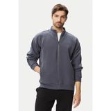 Guess Thor Erkek Aktif Scuba Sweatshirt - Gri - 2XL