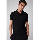 Guess Thor Erkek Aktif Slim Fit Polo T-Shirt - Siyah