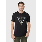 Guess Üçgen Logolu T-Shirt M4BI35J1314 - Siyah - XS