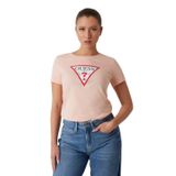Guess Üçgen Logolu T-shirt W1YI1BI3Z14, Pembe, L