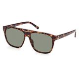 Guess Unisex Havana Yeşil Güneş Gözlüğü, Tek Ebat, GU00056 53N, Çok Renkli, üniseks-yetişkin